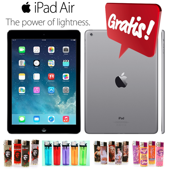 GRATIS iPad AIR 16GB in 2 kleuren